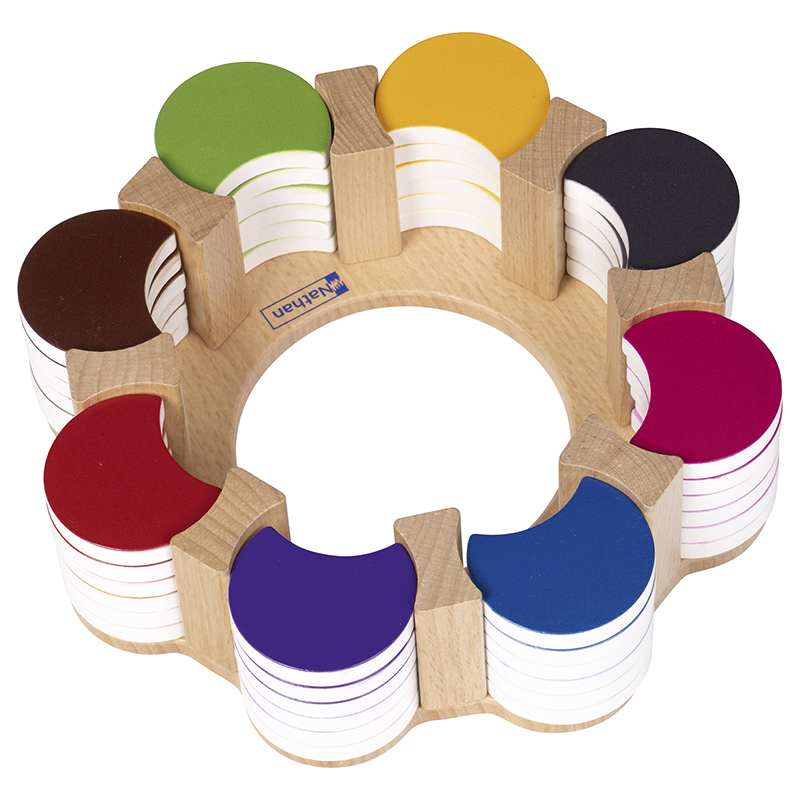 kwiat kolorów montessori