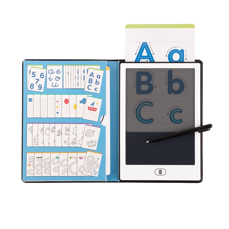 Tablet LCD z 40 szablonami do odrysowywania Apli Kids