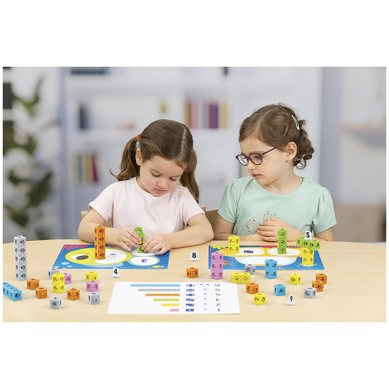 nauka liczenia kostki matematyczne - zestaw 1 - zabawa