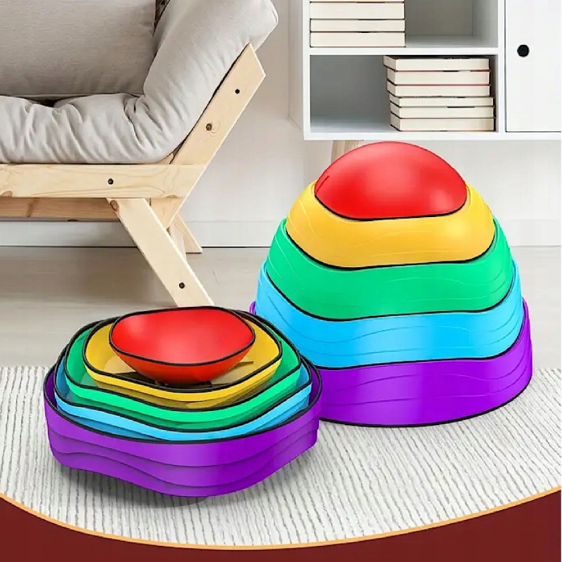 Ścieżka sensoryczna – Balansujące kamienie do treningu równowagi 5szt (1)